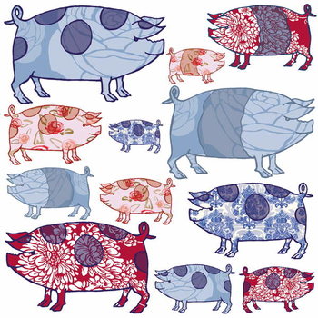 Poster Piggy in the Middle, 2005