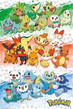 Poster Pokemon - First Partners