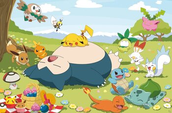Плакат Pokemon - Picnic Day