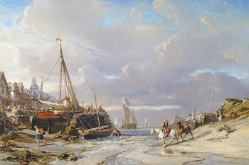Poster Port en Bretagne, 1861