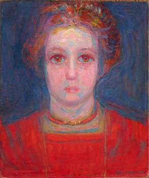 Poster Portrait of a Girl in Red, c.1908-09
