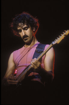 Плакат Portrait of rock musician Frank Zappa, 1982