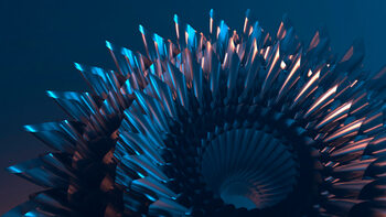 Poster Radial Metal Structure,  c.2015-2025