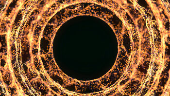 Poster Radial Particle Tunnel, c.2015-2025