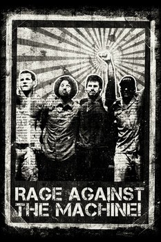 Poster Rage against the machinE - distresse
