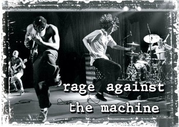 Poster Rage against the machine - stage