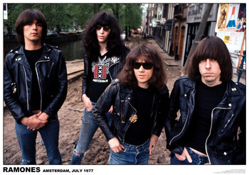 Poster Ramones - Amsterdam 1977