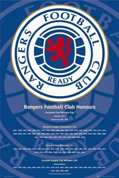 Poster Rangers - honours