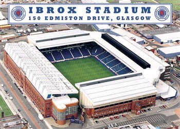 Poster Rangers - ibrox stadium