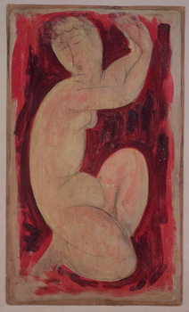 Poster Red Caryatid, 1913