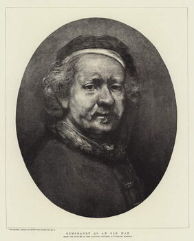 Poster Rembrandt as an Old Man