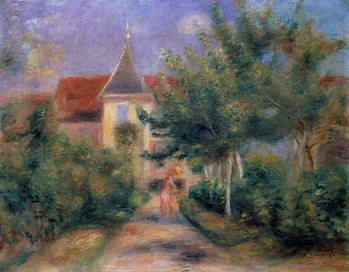 Poster Renoir's house at Essoyes, 1906 ,