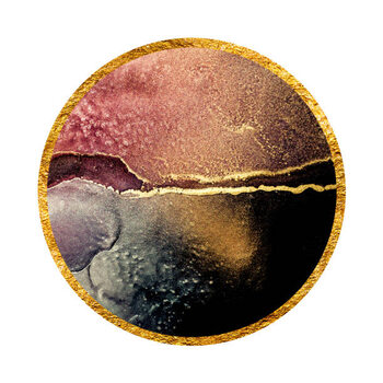 Poster River. Marble art. Background.