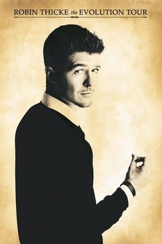 Poster Robin Thicke - evolution tour