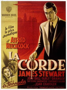 Canvas Print Rope by Alfred Hitchcock, 1948