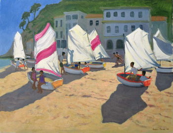 Poster Sailboats, Costa Brava, 1999