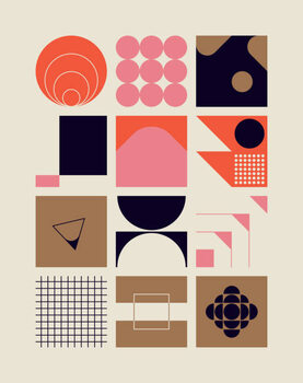 Poster Scandinavian Artwork Vector Pattern Design