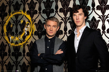 Poster Sherlock - Smiley