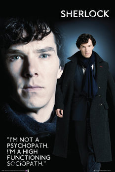 Poster Sherlock - Sociopat