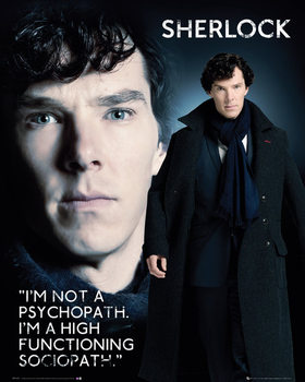 Poster Sherlock - Sociopath