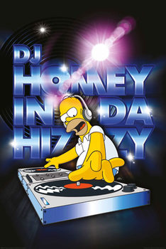 Poster SIMPSONS - dj homey