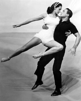 Canvas Print Singin' in the Rain directed by Gene Kelly and Stanley Donen, 1952