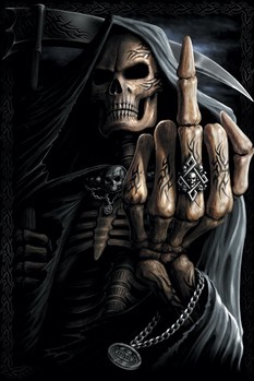 Poster Spiral - bone finger