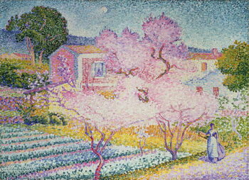 Poster Spring trees in blossom