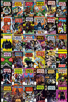 Poster STAR WARS - comic covers