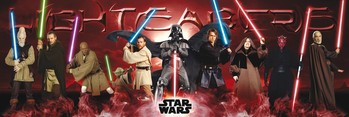 Плакат STAR WARS - lightsabers