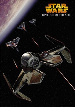 STAR WARS - space atack Poster