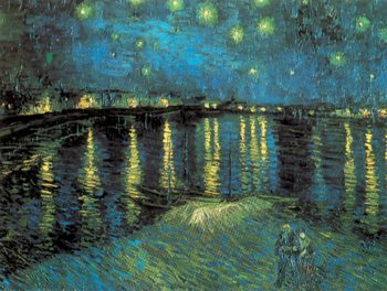 Starry Night Over the Rhone, 1888 Art Print
