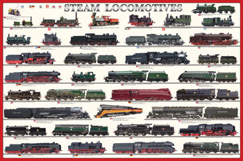Poster Steam Locomotives