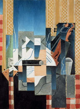 Poster Still Life with Violin and Guitar, 1913