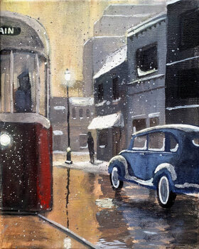 Poster Streetcar in the Rain