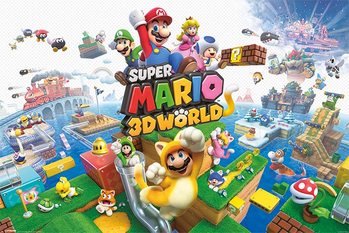 Плакат Super Mario - 3D World