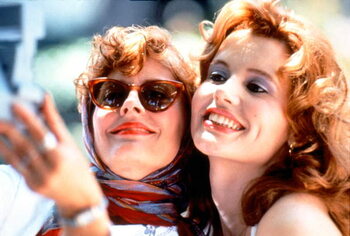 Плакат Susan Sarandon And Geena Davis, Thelma And Louise 1991 Directed By Ridley Scott