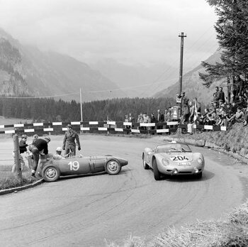 Canvas Print Switzerland Motorsport Heini Walter, 1961