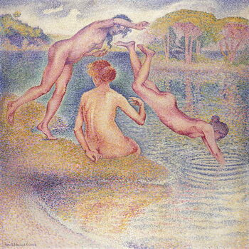 Poster The Bathers (The Joyful bathing); Les Baigneuses (La Joyeuse baignade), 1899-1902