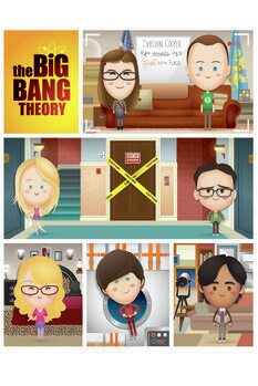 Poster The Big Bang Theory - Illustration