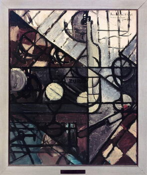 Poster The bottle of Bordeaux