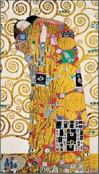 The Fulfillment (The Embrace) - Stoclit Frieze, 1909 Art Print