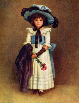 Poster 'The little model'  by Kate Greenaway.
