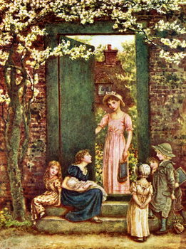 Poster 'The open door'   by Kate Greenaway