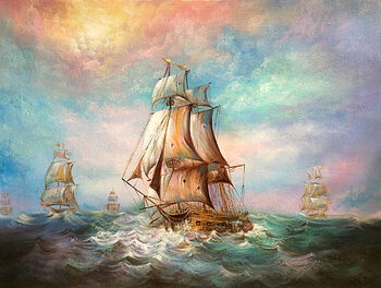 Poster The Sailing Ship.
