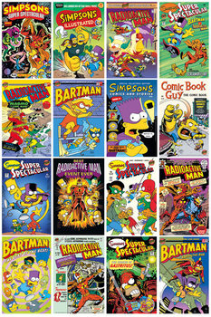 Poster THE SIMPSONS - Comic Covers