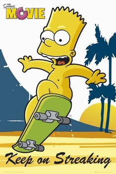 Poster THE SIMPSONS MOVIE - bart