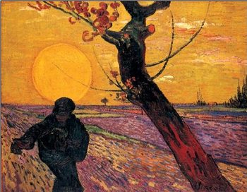 The Sower, 1888 Art Print