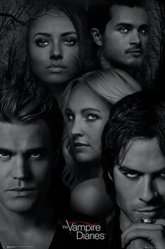 Poster The Vampire Diaries - Faces
