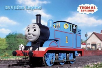 Poster THOMAS AND FRIENDS - blue engine